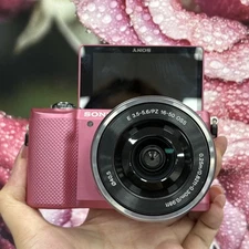 SONY Alpha a5000 20.1 MP Flip Screen Mirrorless Digital Camera w/16-50mm Lens