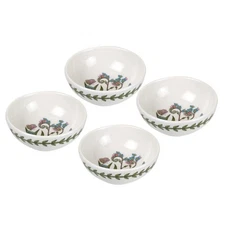 Portmeirion - Botanic Garden Collection - Set of 4 Small Forget-me-not Low Bowls