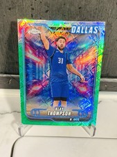 Klay Thompson Green Logo Refractor Topps Chrome 2024-25 Mavericks