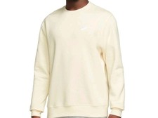  BV2662-133 COZY MENS NIKE SPORTSWEAR CLUB FLEECE CREWNECK SWEATSHIRT EGGSHELL
