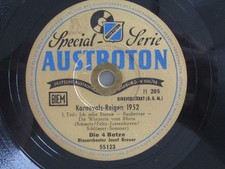 Karnevals - Reigen 1952 Die 4 Botze mit 6 Lieder AUSTROTON 55123 78rpm 10"