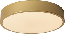 UNAR Plafoniera Diametro 30 Cm LED Dim. 1 X 18 W 2700 K 3 Stepdim Oro Opaco/Otto