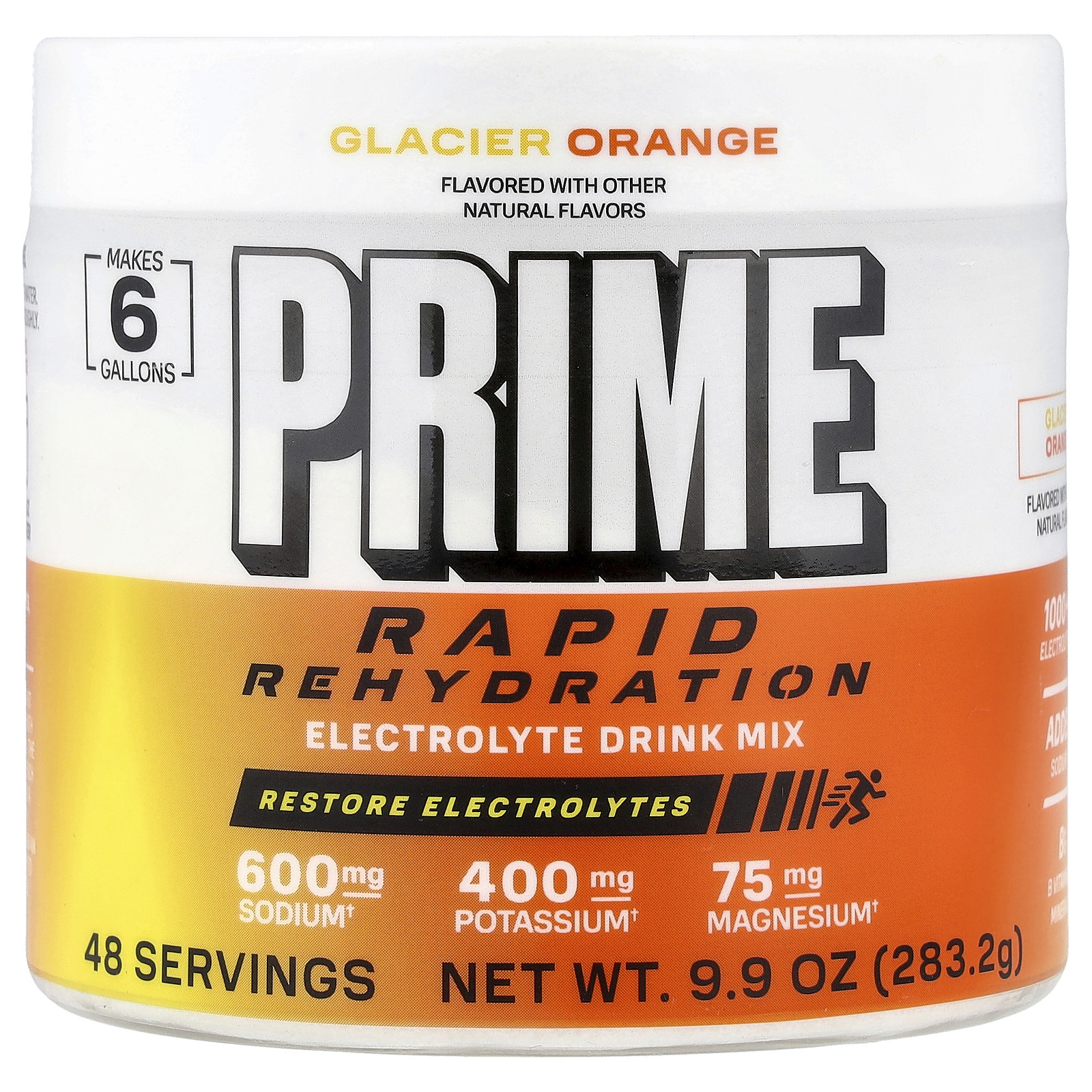 Rapid Rehydration Electrolyte Drink Mix Glacier Orange 99 oz 2832 g 6590₽