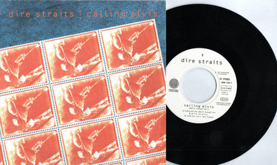 Dire Straits - Calling Elvis (1991) - 7'' Single in MINT !! (unplayed)