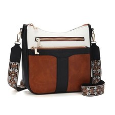 Crossbody Bags for Women, Lightweight Crossbody Purses Soft Leather White