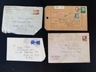 Lot of 4 NORWAY OLD COVER to USA — photo 1