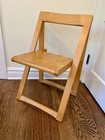 1960s Mid-Century Modern Vintage Trieste Wooden Folding Chair, Aldo Jacober