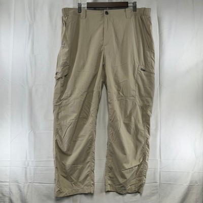 Columbia Silver Ridge Cargo Pants Mens 40x30 Tan Omni-Shade Hiking Ripstop