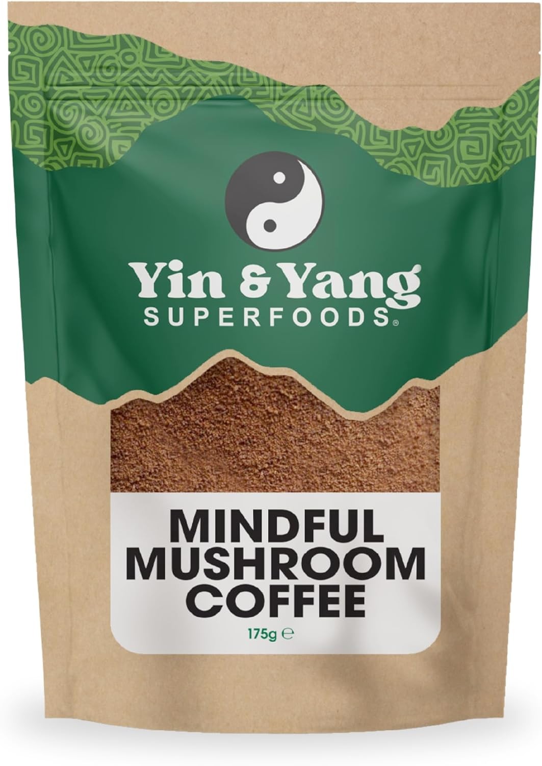 Mushroom Coffee 175g, by Yin & Yang Superfoods (35 Servings), Boost Focus & Imm