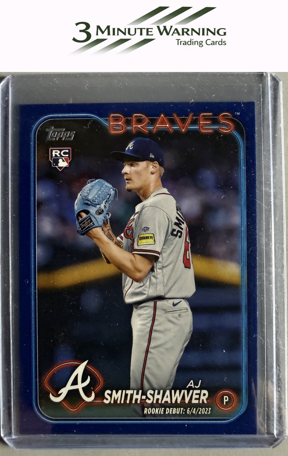 2024 Topps Update #US316 AJ Smith-Shawver Royal Blue