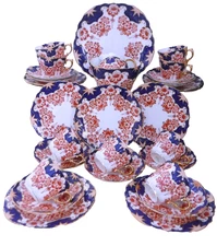 Antique Aynsley  Imari  Gilded Tea set