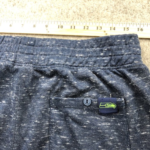 Seattle Seahawks Pants Mens Large Blue NFL Football Joggers Team Apparel Soft - Picture 15 of 16