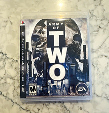 PS3 Army of Two M Shooter NTSC-U/C Multiplayer Online EA w/Case & Disc
