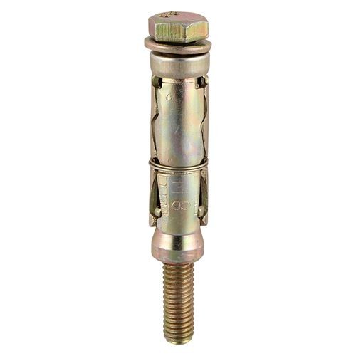 TIMCO Shield Anchor Loose Bolt - ZYP M8:40L Gold Pack 25