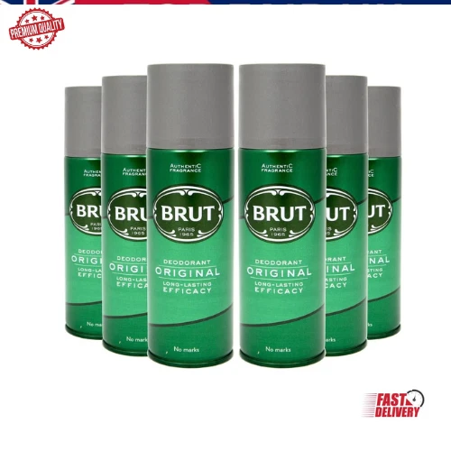 Brut Original Men's Deodorant Body Spray with Distinctive Fragrance, 200ml UK