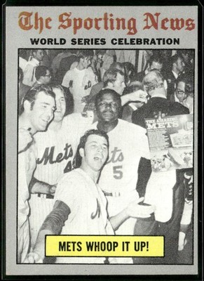 1970 Topps #310 World Series Celebration - Mets Whoop It Up! EX/EX-MT