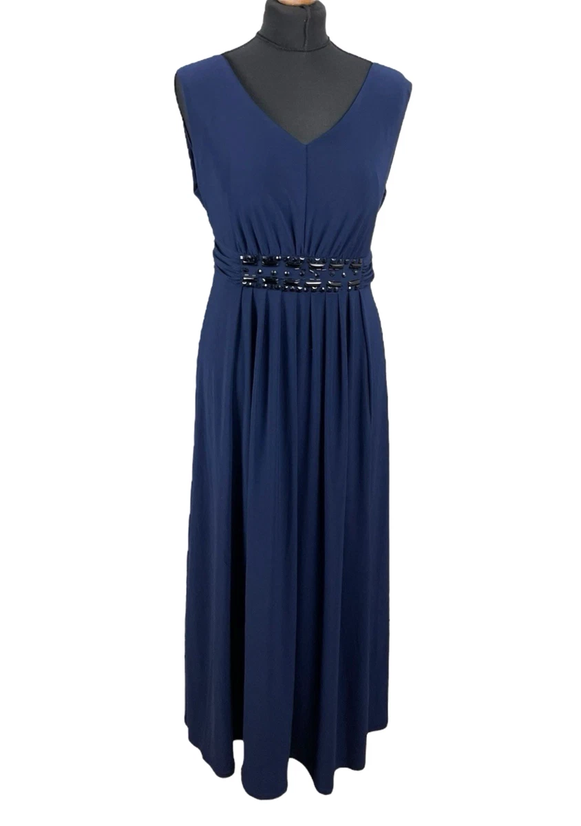 DAVID EMANUEL purple mix dress size 20
