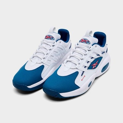 Reebok Solution Mid Blue Synthetic Lace Up Athletic Basketball