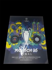 NUNO MENDES SIGNED 2025 CHAMPIONS LEAGUE FINAL PROGRAMME WINNERS EXACT PROOF