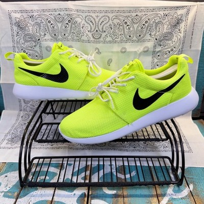 Rare Nike Roshe Gamma Volt Mesh Low Top Lace-Up Sneakers 511881-701 Mens Sz 10