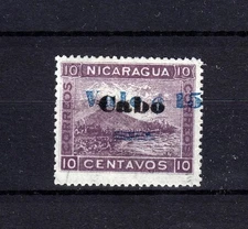 CABO GRACIAS A DIOS NICARAGUA   1904 LOCAL STAMP  Mi 20 II (?)  MLH*