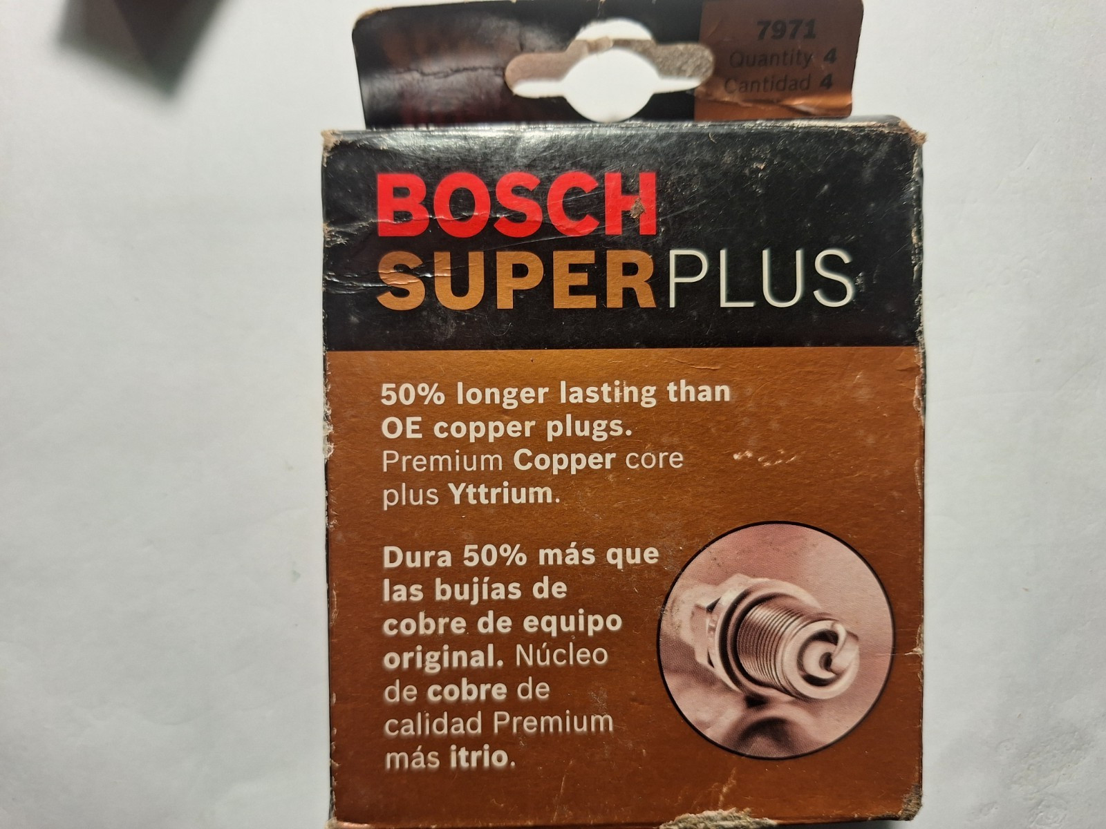 PACK OF 4 BOSCH SUPER PLUS 7971 SPARK PLUGS