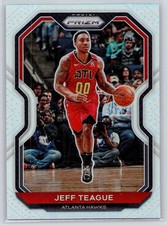 2020-21 Panini Prizm Jeff Teague Silver Prizm Atlanta Hawks #42
