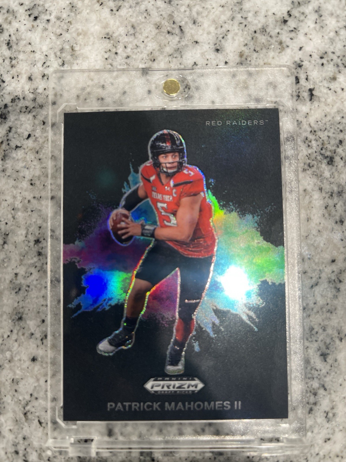2024 Panini Prizm Draft Picks - Black Color Blast Patrick Mahomes II #CB-29