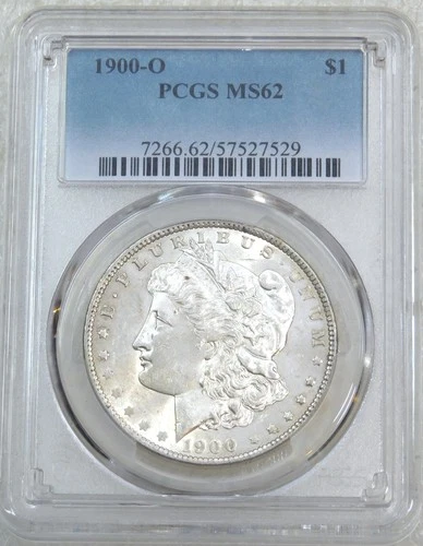 1900 O Morgan Silver Dollar PCGS MS62 Frosty Just Graded New Holder #E759H