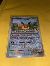 Pokémon Eevee Reverse Holo Card 74/131 Prismatic Evolutions Day