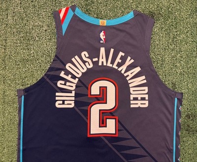 Nike NBA ジャージー Shai Gilgeous-Alexander Unisex Nike Shai Gilgeous-Alexander Blue Oklahoma City Thunder