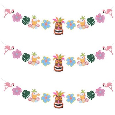  3 Pack Luau-party-girlande Partydekorationen Hawaii-Partydekorationen