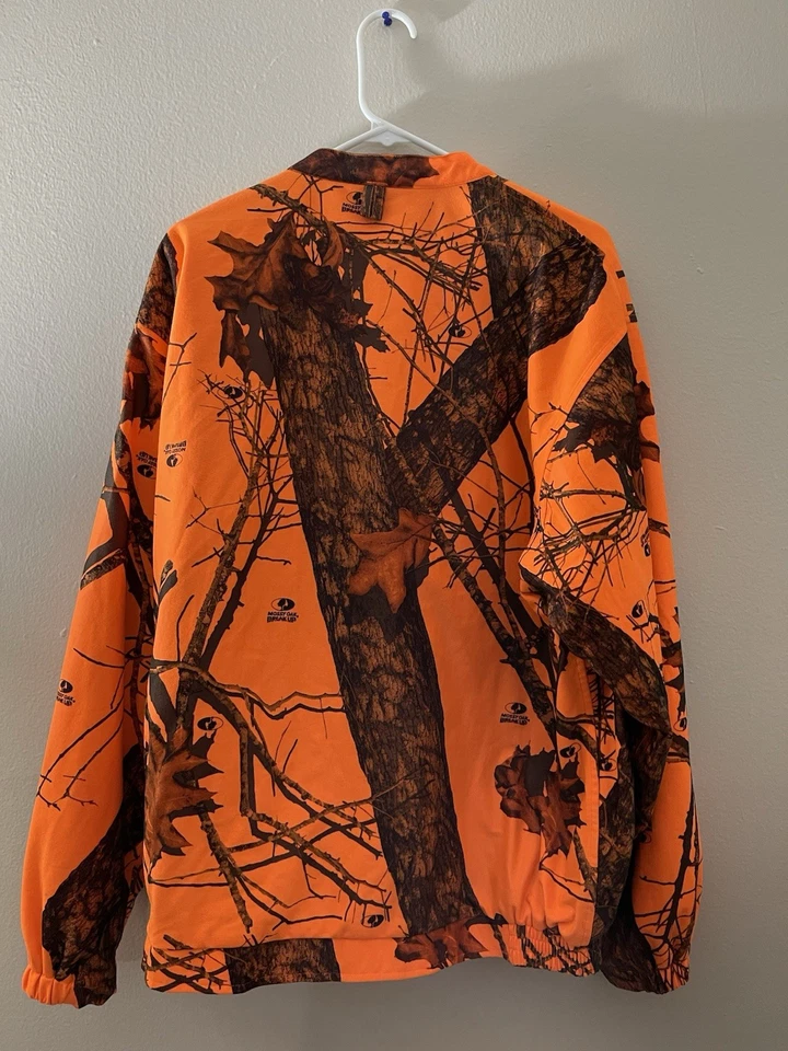 Sports Afield  Mossy Oak neon orange tree camo jacket Men’s Large - Image 2 of 2