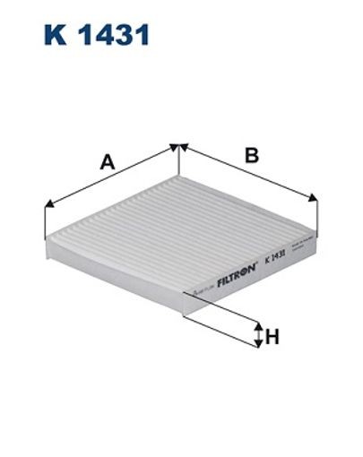 Fits FILTRON K 1431 CABIN FILTER