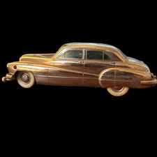 Vintage Prameta Buick 405 Windup Brit Zone Germany Full Chrome Car