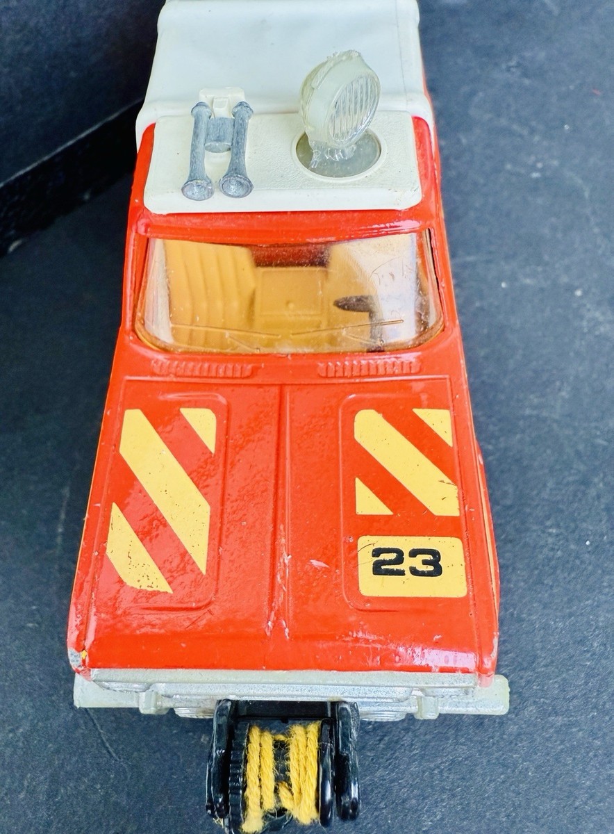 Vintage 1978 Matchbox Super Kings K-65 Emergency Rescue Plymouth