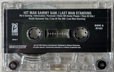 洋楽 HITMAN SAMMY SAM/LAST MAN STANDING/G-RAP Hitman Sammy Sam - Last Man Standing 1999 Platinum/Big Oomp Hip