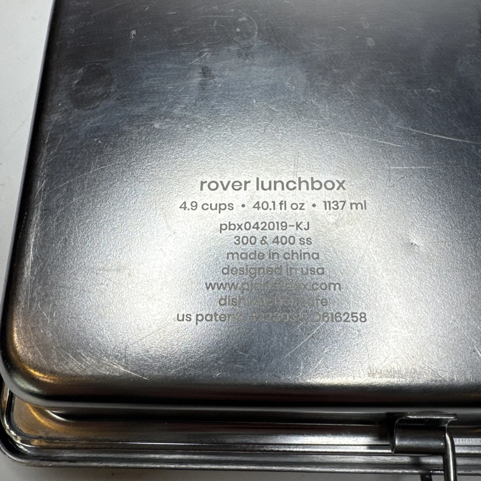 Lancheira PlanetBox Rover aço inoxidável Bento 5 compartimentos - Imagem 3 de 4