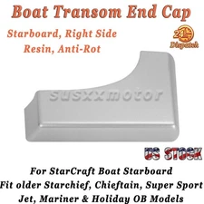 For StarCraft Boat Transom End Cap Starboard RIGHT SIDE Transom Corner Cover USA