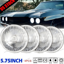 4pcs 5 34 5.75 Projector Round Led Headlights Sealed Beam Lamp