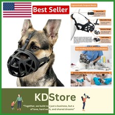 Comfort-Fit Dog Muzzle for Medium-Sized Breeds   Ideal for Training  Grooming