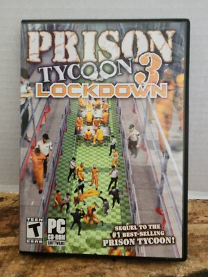 PC Prison Tycoon 3 Lockdown PC CD-ROM Software Game, Fighting