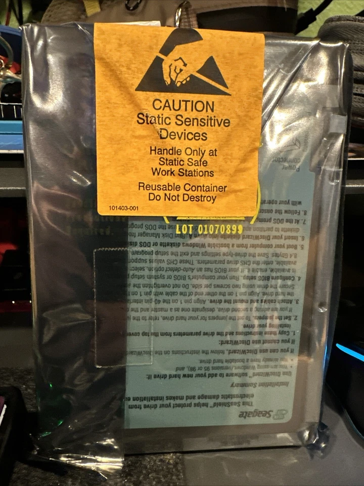 ST39120A Vintage New SEAGATE BARRACUDA ATA II 9.1GB INTERNAL HARD DRIVE Ultra - Image 2 of 4