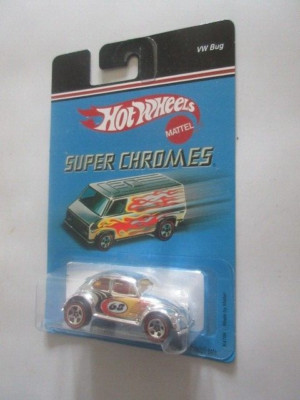 Hot Wheels Super Chromes #68 Silver VW Bug