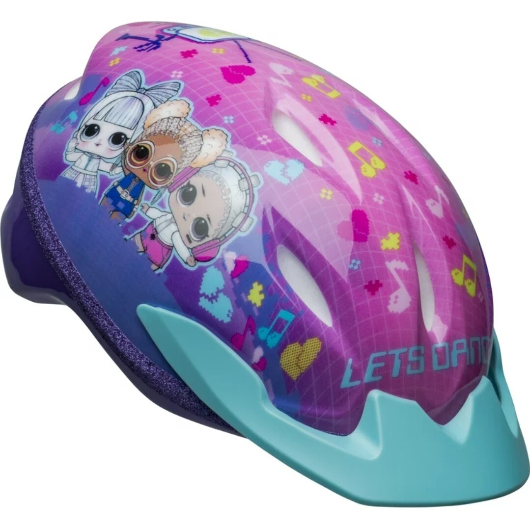 Surprise! Child Bike Helmet, Pink/Blue/Purple, 5+ (52-56 cm