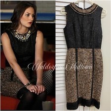 ASO BLAIR WALDORF D&G Tweed Dress IT42/M