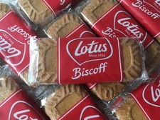 50 Lotus Biscoff XL Caramelised Biscuits In 25 Twin Packs. Office, Catering