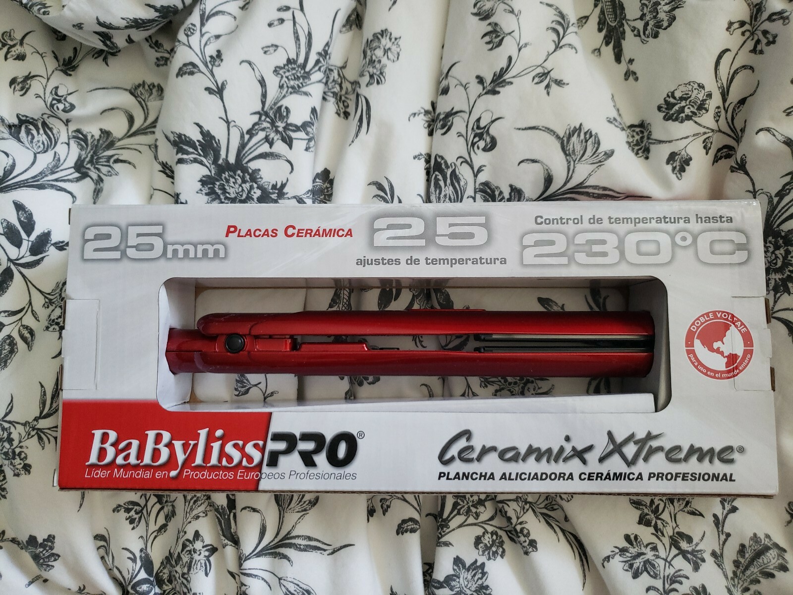 NEW BABYLISS PRO CERAMIX XTREME 1" 450F /25 Setting FLAT IRON/HAIR