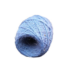 1mm Unpolished Hemp Twine Blue 20lb test 400' Cord Macram  Jewelry String