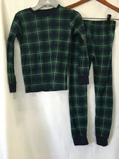 New Carter's Boys Plaid Pajama set Snug Fit Long Sleeve Pants Many Sizes